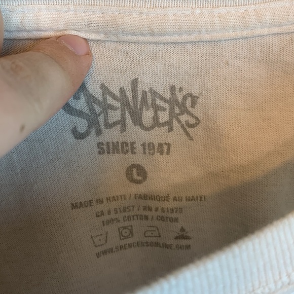 Spencer’s one slice at a time sz L casual grunge nerd goth punk - Picture 3 of 5